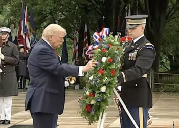 Trump lays wreath at Tomb of the Unknown Solider at Arlington National Cemetery * WorldNetDaily * by WND Staff
