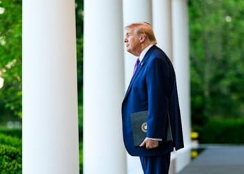President Donald J. Trump hosts a Rose Garden Club dinner in honor of Police Week in the White House Rose Garden, Monday, May 11, 2026. (Official White House photo by Molly Riley)
