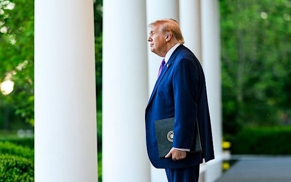 President Donald J. Trump hosts a Rose Garden Club dinner in honor of Police Week in the White House Rose Garden, Monday, May 11, 2026. (Official White House photo by Molly Riley)