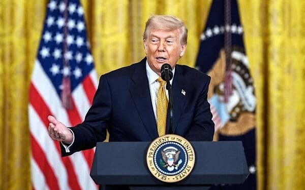 President Donald J. Trump delivers remarks at a Military Mothers' Day event, Wednesday, May 6, 2026, in the East Room of the White House. (Official White House photo by Molly Riley)