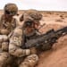 U.S. soldiers prepare to move downrange during a combined arms live-fire exercise as part of African Lion at Cap Draa, Tan-Tan, Morocco, Sunday, April 26, 2026. (U.S. Army photo by Sgt. Christopher Sanchez)