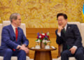 Treasury Secretary Scott Bessent meets with South Korean President Lee Jae Myung.