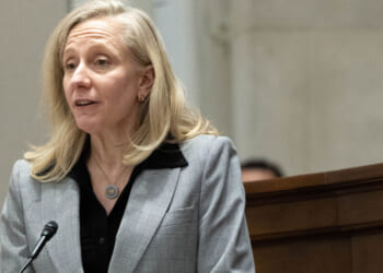 Virginia Gov. Abigail Spanberger. (Mike Kropf-Pool/Getty Images)