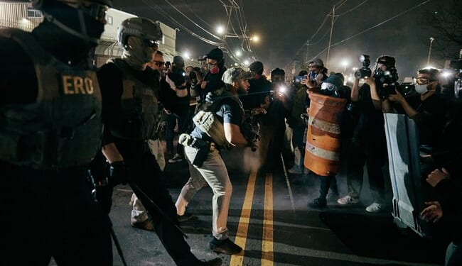 Watch NJ State Police, Feds Take Down the Newark Anti-ICE Crew and Their Camp – RedState