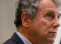 A side view of former Sen. Sherrod Brown.