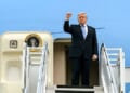 President Donald J. Trump boards Air Force One at Beijing Capital International Airport, China on Friday, May 15, 2025, en route Washington, D.C. (Official White House photo by Daniel Torok)