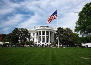 Spring Garden Tours take place on the South Lawn of the White House, Saturday, April 18, 2026. (Official White House Photo by Andrea Hanks)