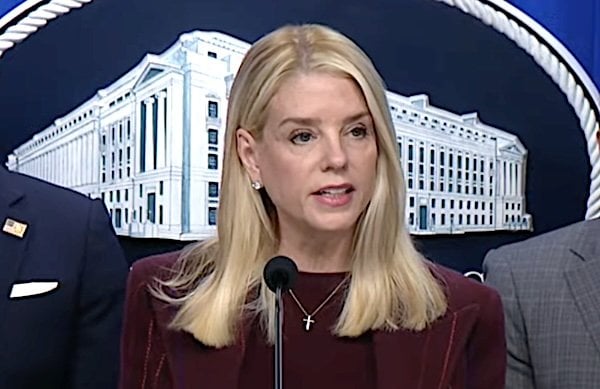 U.S. Attorney General Pam Bondi (Video screenshot)