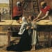 A painting of St. Joseph's workshop