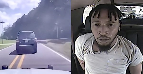 Tyrice Fletcher finally taken into custody by Arkansas State Police after a high-speed chase (Video screenshots)