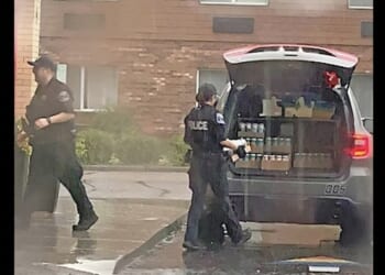 ‘Is he dead yet?’ State agents and police raid brewing company whose radical owner promised ‘Free Beer Day’ when Trump dies