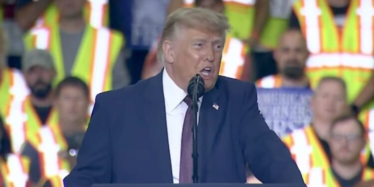 WATCH: Trump touts American manufacturing during visit to Mack Trucks