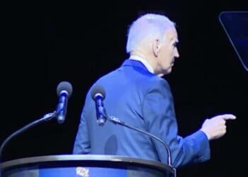Watch Joe Biden heavily slur as he trashes Trump, then has to be directed offstage * WorldNetDaily * by Cristina Laila, The Gateway Pundit