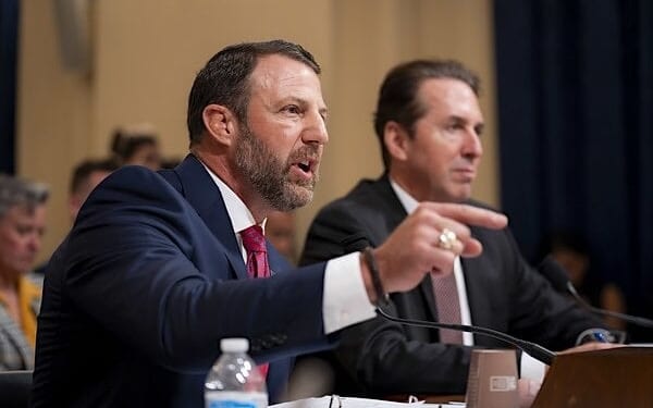 U.S. Secretary of Homeland Security Markwayne Mullin testifies before the House Committee on Homeland Security during a hearing on the fiscal 2027 budget request for the Department of Homeland Security at the Cannon House Office Building in Washington, D.C., Wednesday, June 3, 2026. (DHS photo by Tia Dufour)