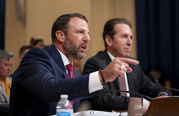 U.S. Secretary of Homeland Security Markwayne Mullin testifies before the House Committee on Homeland Security during a hearing on the fiscal 2027 budget request for the Department of Homeland Security at the Cannon House Office Building in Washington, D.C., Wednesday, June 3, 2026. (DHS photo by Tia Dufour)
