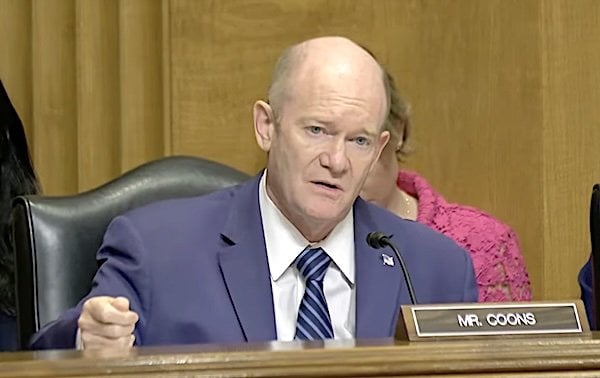 U.S. Sen. Chris Coons, D-Del. (Video screenshot)