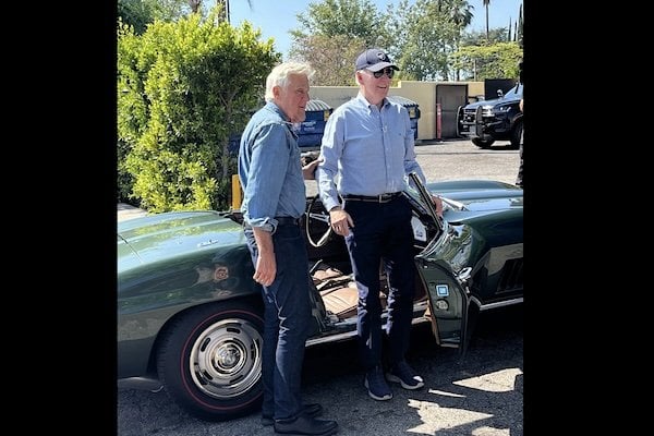 Jay Leno and Joe Biden (X)