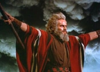 Charlton Heston as Moses in 1956's 'The Ten Commandments'