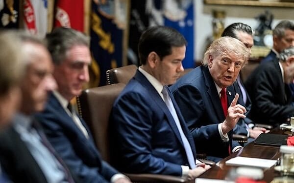 President Donald J. Trump holds a cabinet meeting in the Cabinet Room Wednesday, May 27, 2026. (Official White House photo by Daniel Torok)