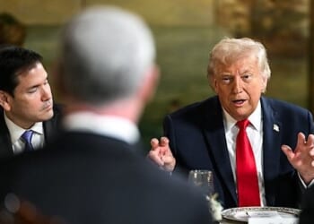 President Donald Trump hosts a bilateral meeting with Israeli Prime Minister Benjamin Netanyahu, Monday, Dec. 29, 2025, at the Mar-a-Lago Club in Palm Beach, Florida. (Official White House photo by Daniel Torok)