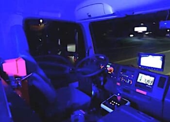 A driverless truck operated by Gatik and PepsiCo (Video screenshot)