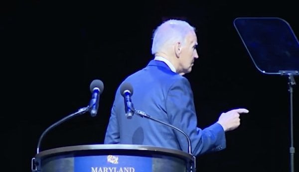 Joe Biden needs to be directed offstage on Saturday, June 27, 2026 (Video screenshot)