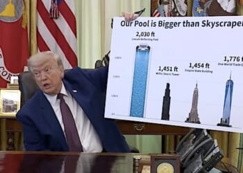 Watch Trump tout renovations to Lincoln Reflecting Pool while signing executive orders * WorldNetDaily * by WND Staff