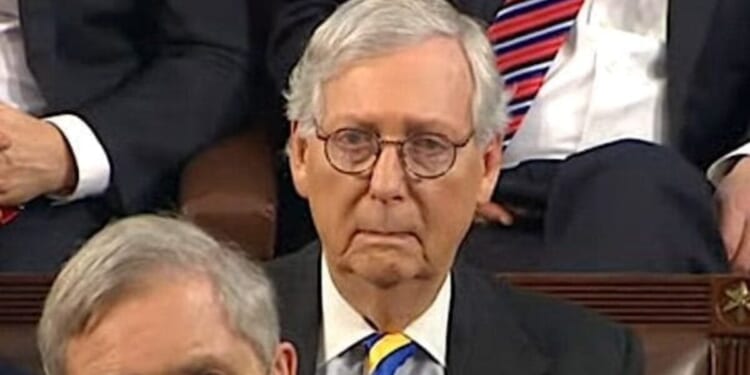 Mitch McConnell found unconscious in his D.C. home last month before being rushed to hospital * WorldNetDaily * by Cristina Laila, The Gateway Pundit