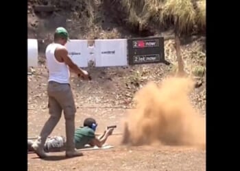 ‘Seriously, did you really just do that?’ This has to be most ‘insane’ gun instructor ever
