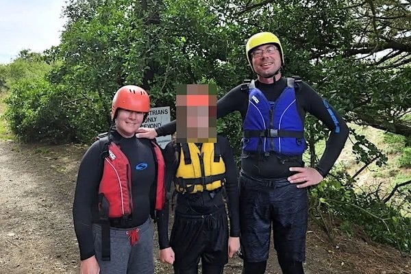 Johan Enting and Mathilda Diemel with their daughter (Facebook)