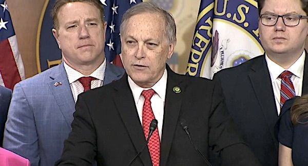 U.S. Rep. Andy Biggs, R-Ariz., on Wednesday, May 10, 2023. (Video screenshot)