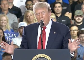 ‘I’ve been better to you than your parents’: Watch Trump tout economic success at General Motors in Michigan