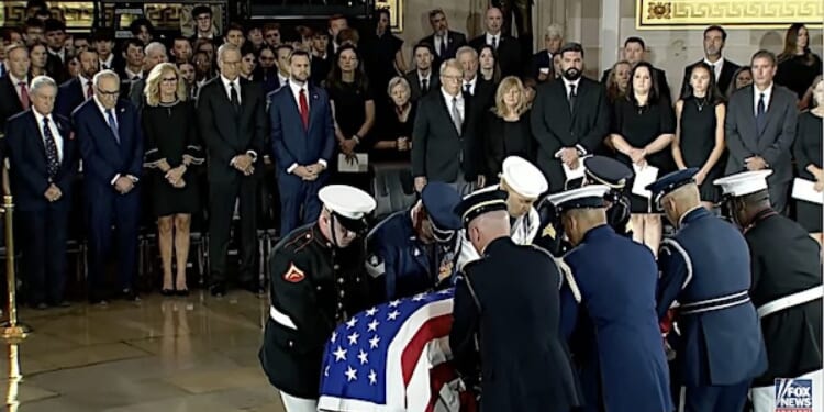 WATCH: Sen. Lindsey Graham’s casket arrives at U.S. Capitol