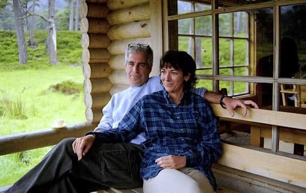 An undated photo of Jeffrey Epstein and Ghislaine Maxwell released by the Department of Justice on Friday, Dec. 19, 2025. (U.S. Department of Justice)