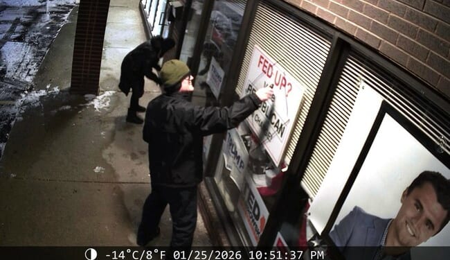 Far-Left Activists Who Defaced GOP Headquarters With Nazi Symbols Get Outrageous Sentence – RedState