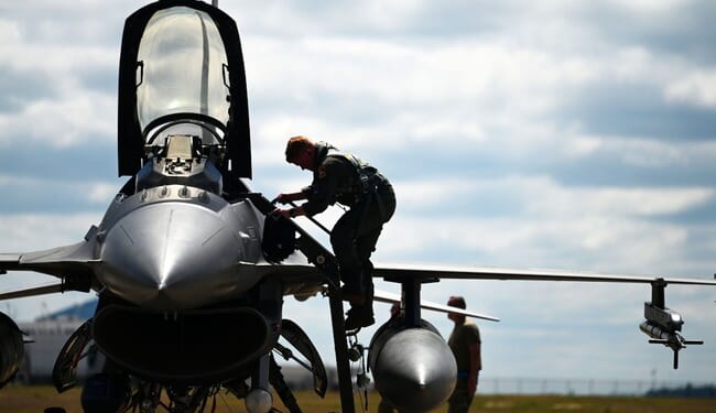 Romanian F-16 Downs Rogue Drone – RedState