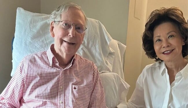 Sen. Mitch McConnell Releases Photo, Statement After Hospitalization – RedState