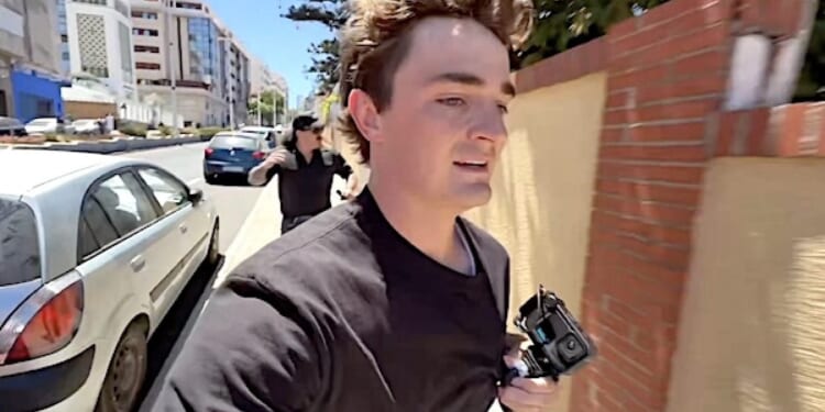 ‘I’m going to stab both of you!’ Watch Nick Shirley get VIOLENTLY ATTACKED, chased and stoned by invaders in Ceuta, Spain