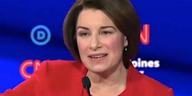 Klobuchar hit with jeers, guffaws for telling ‘whopper’ at debate * WorldNetDaily * by Bob Unruh
