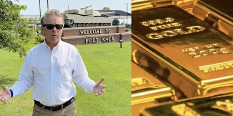 Watch Rand Paul go underground at Fort Knox to inspect U.S. gold supply * WorldNetDaily * by Joe Kovacs