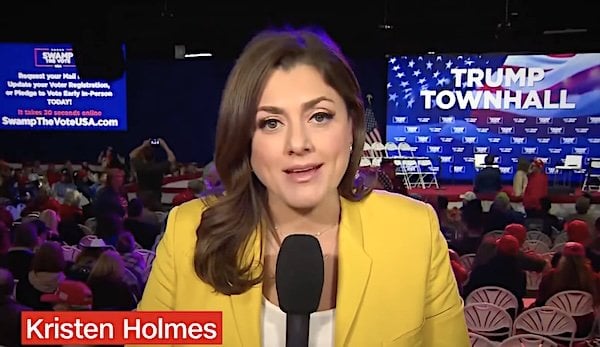 Kristen Holmes of CNN (Video screenshot)
