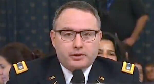Lt. Col. Alexander Vindman (C-SPAN video screenshot)