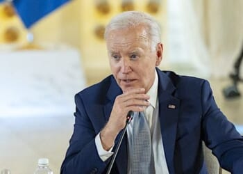 Joe Biden speaks at a meeting on a Partnership for Global Infrastructure and Investment (PGII) event at the 2024 G7 Summit, Thursday, June 13, 2024, at Borgo Egnazia in Apulia, Italy. (Official White House Photo by Oliver Contreras)