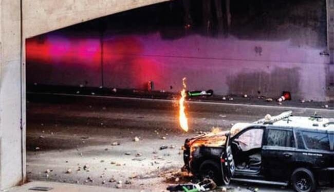 Man Who Threw Scooter Off Bridge During Anti-ICE Riots Finds Out Where He'll Be Staying Next 3 Years – RedState