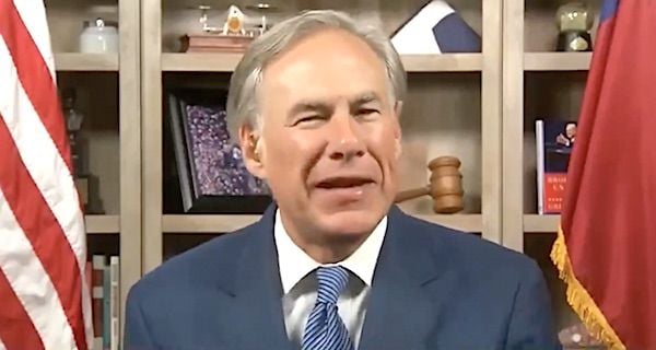 Gov. Greg Abbott, R-Texas (Video screenshot)