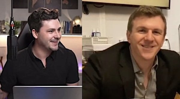Cam Higby and James O'Keefe (Video screenshots)
