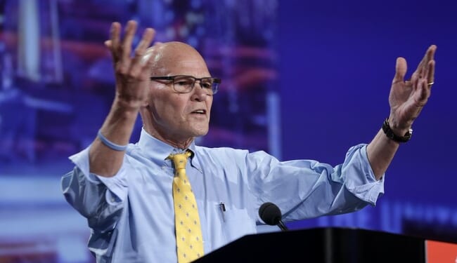 Rabid, Lifetime Democrat James Carville Just Put His Party on Notice – RedState