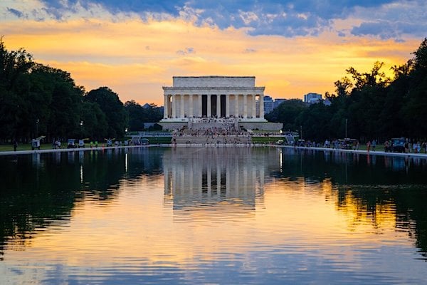 The Lincoln Memorial Reflecting Pool (Courtesy President Donald J. Trump)