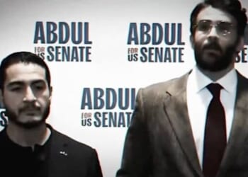 Abdul El-Sayed and Hasan Piker shown campaigning together in Republican ad (Video screenshot)
