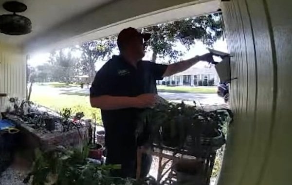 Video purportedly shows U.S. Rep. Randy Fine, R-Fla., snooping inside a resident's mailbox on Sunday, Aug. 16, 2026